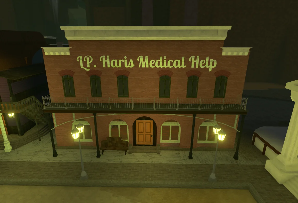LP. Haris Medical Help spawn building in Bridger Western